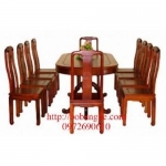 Bộ bàn ăn Bầu dục 11 món BA 07-11